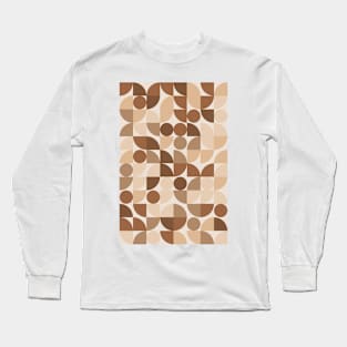 Aesthetic - Geometric Pattern - Shapes #2 Long Sleeve T-Shirt